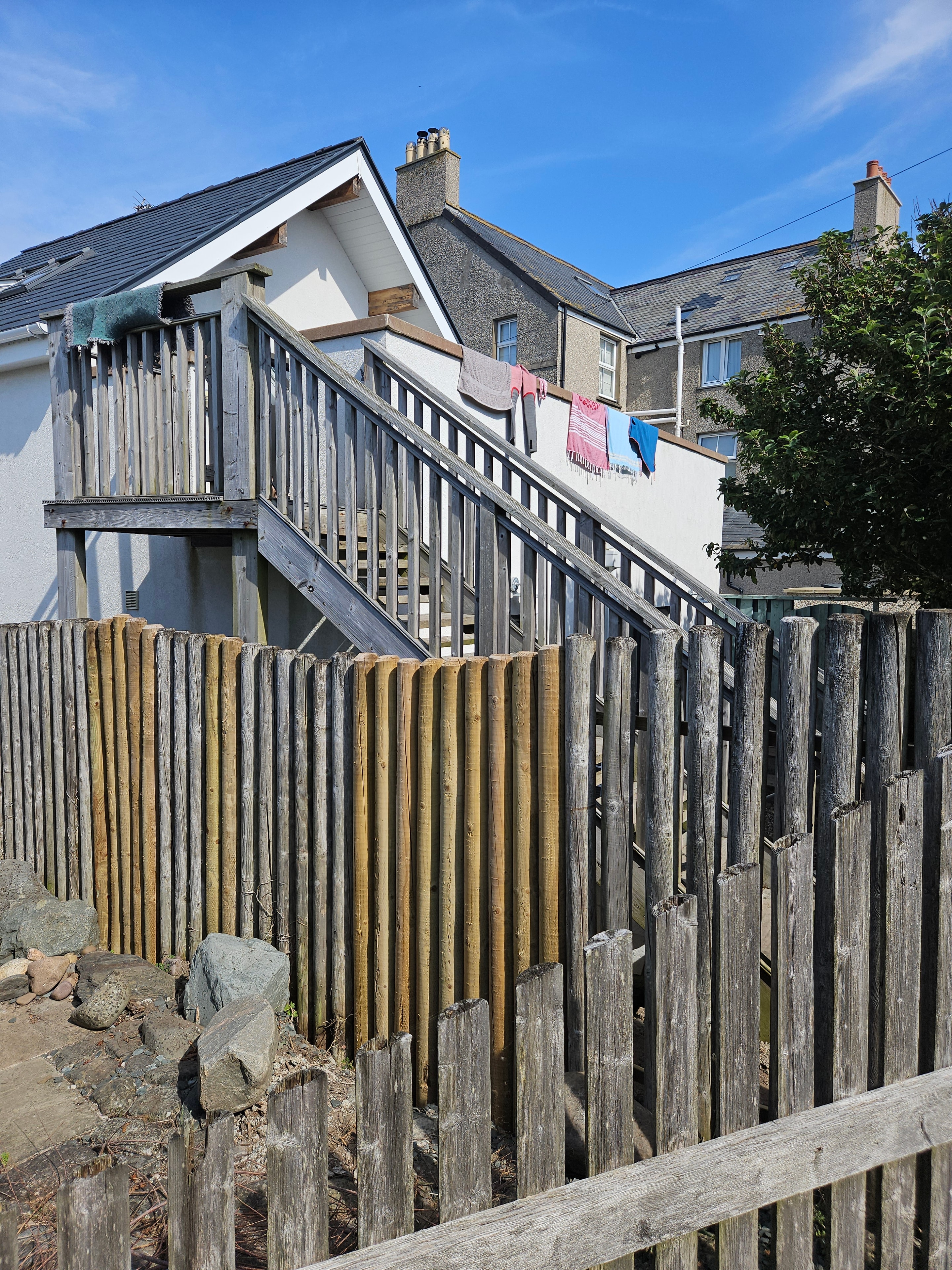 Completed fence repair on an Anglesey property — photo 2